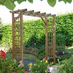 Wooden Pergola for Entrance